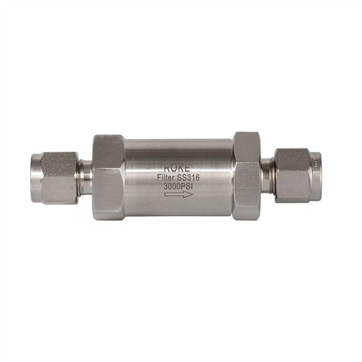 PTFE Single Ferrule Union Tube Fitting